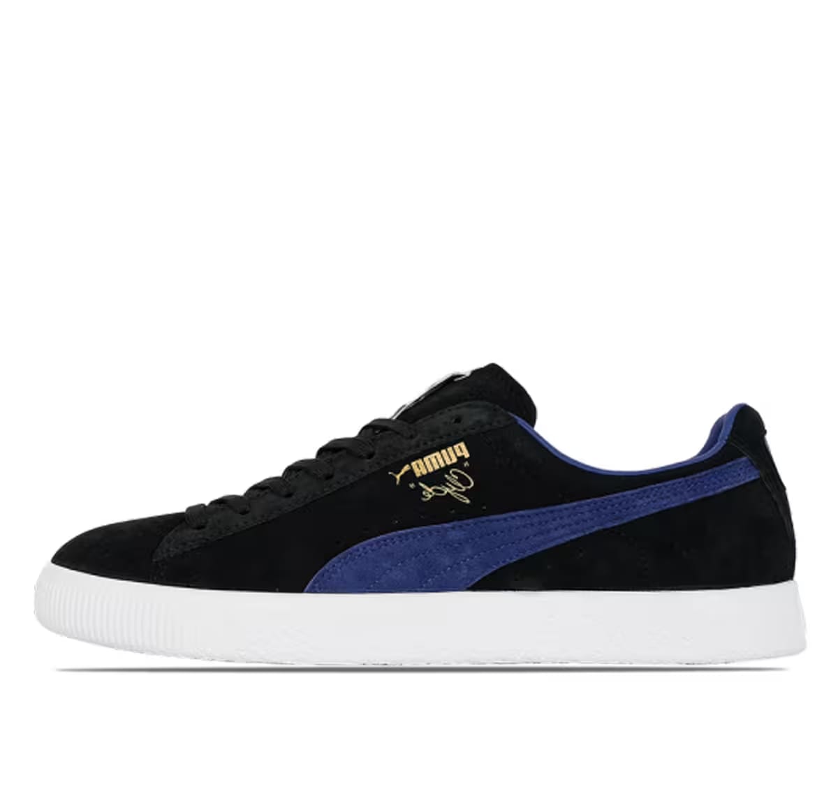 Puma Clyde Black Purple