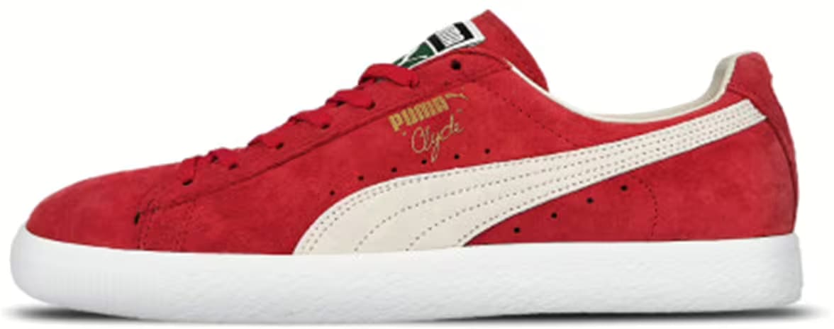 Puma Clyde Red White