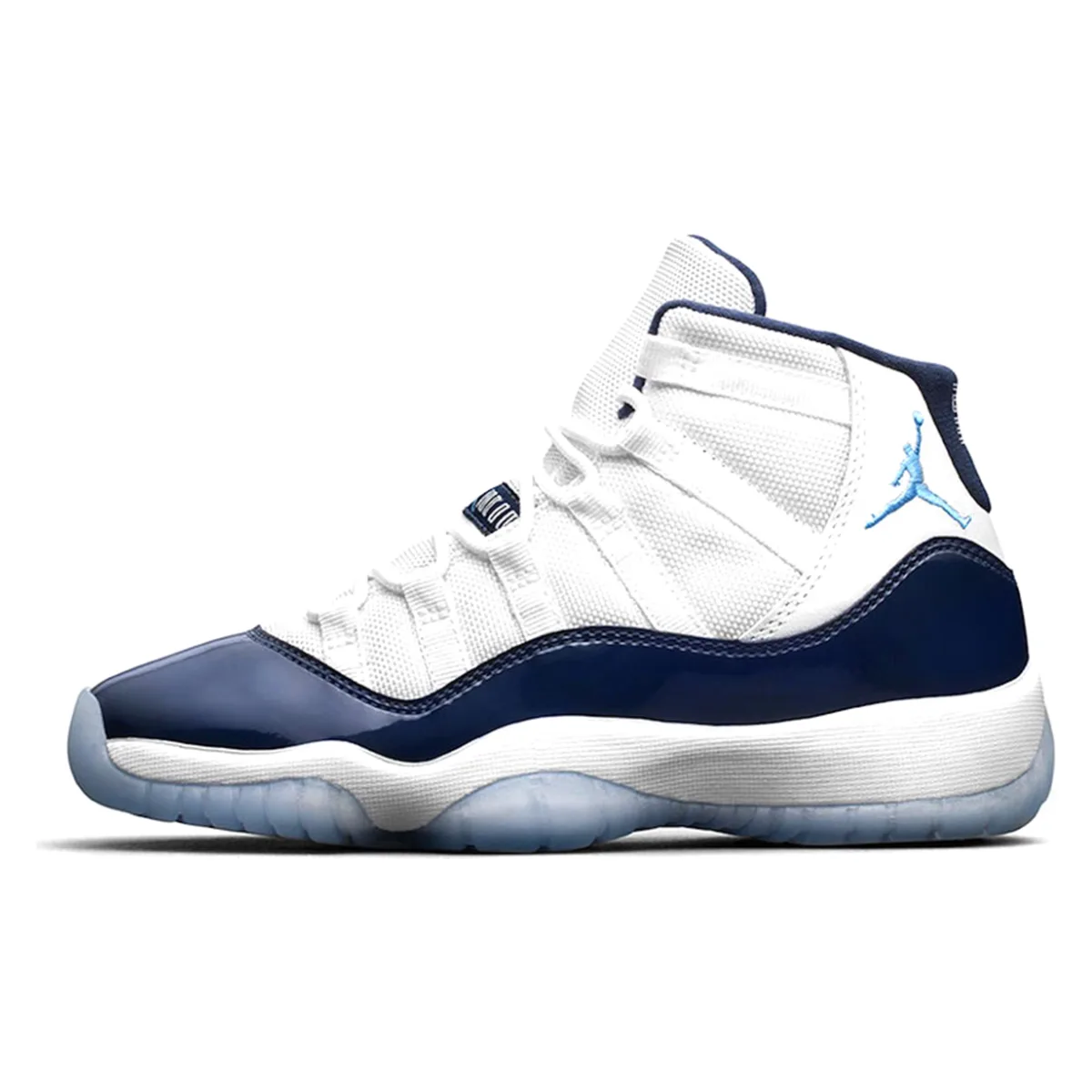 Air Jordan 11 Retro UNC White Blue Win Like 82