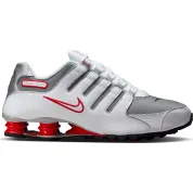 Nike Shox NZ "White Red Metallic Silver"