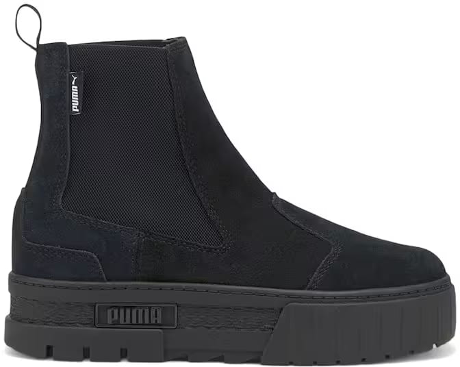 Puma Mayze Chelsea Suede Triple Black (Women's)