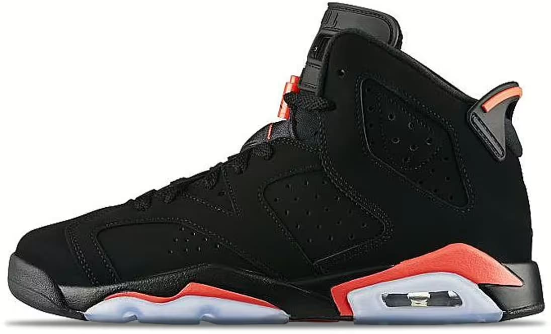 Air Jordan Nike AJ 6 VI Retro Infrared Black (JUMPMAN) 2014 (GS)