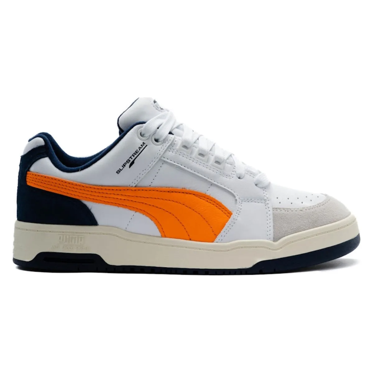 Puma Slipstream Low Retro White Vibrant Orange