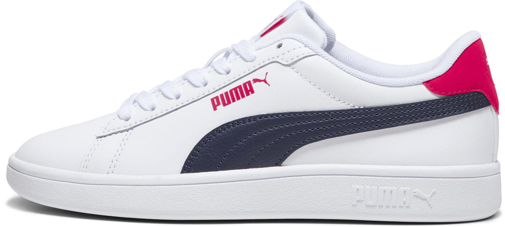Puma Smash 3.0 L White Navy For All Time Red (GS)