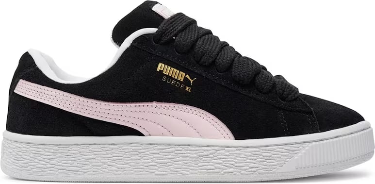 Puma Suede XL Black Whisp of Pink