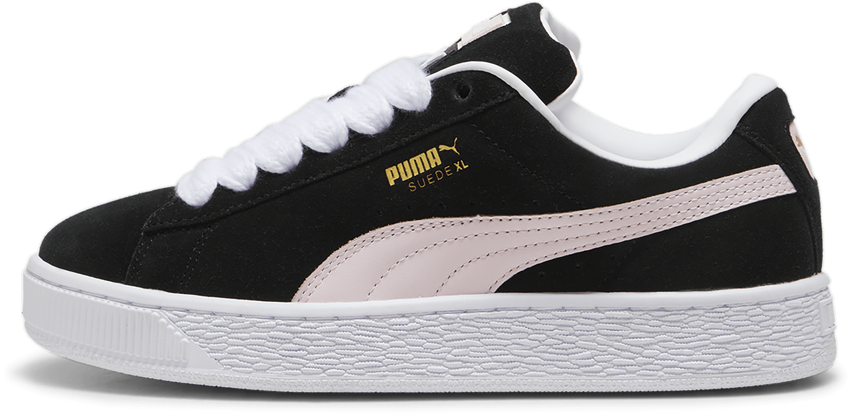 Puma Suede XL Black Whisp of Pink