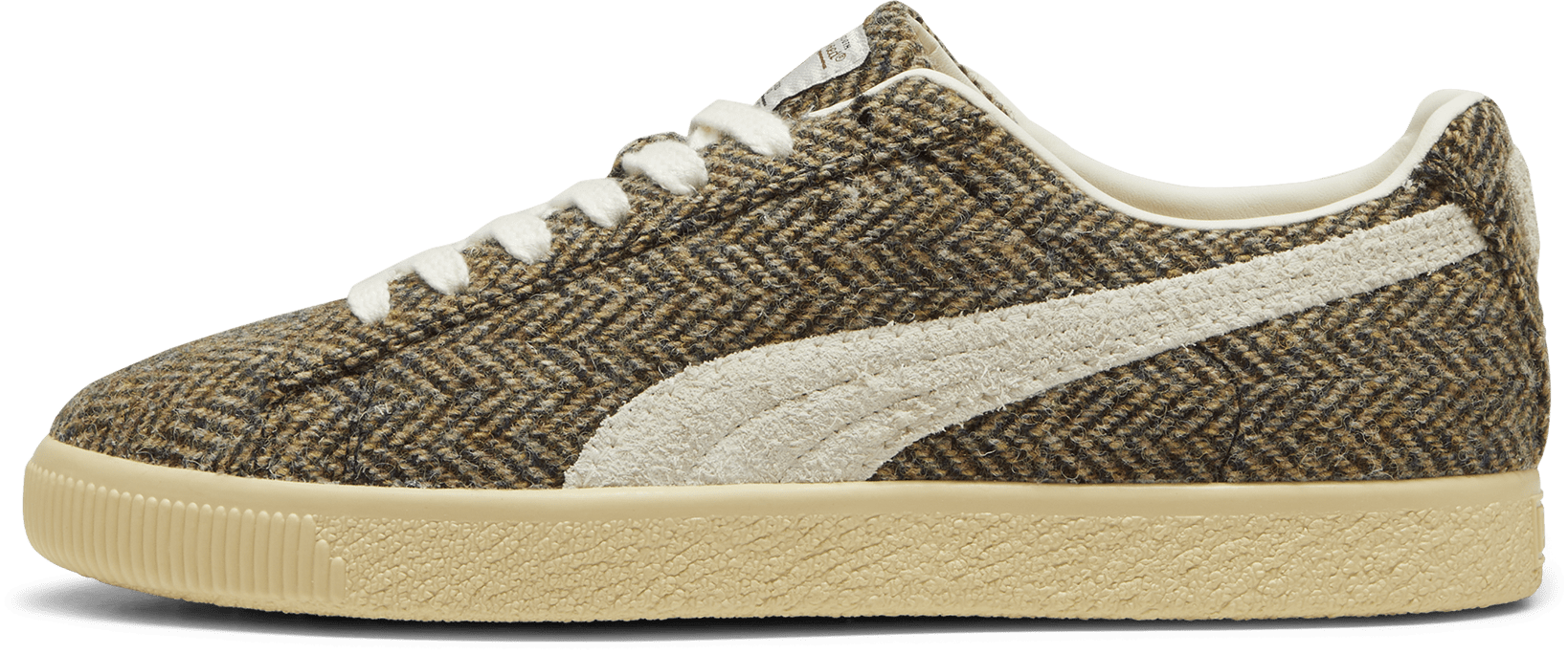 Puma Clyde Harris Tweed Chamomile Sugared Almond