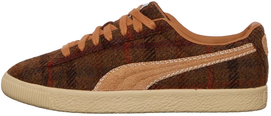 Puma Clyde Harris Tweed Chamomile Caramel Latte