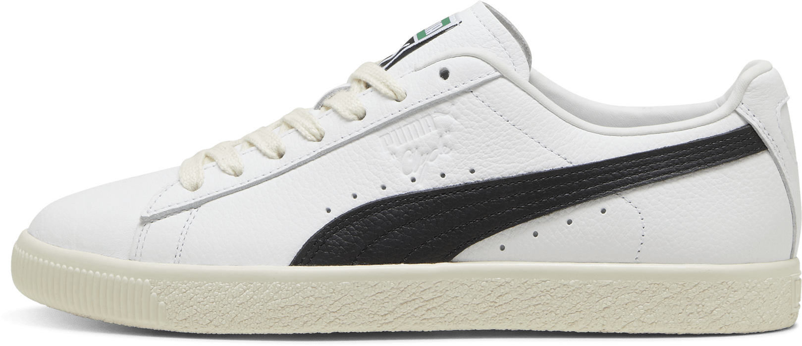 Puma Clyde Leather White Black