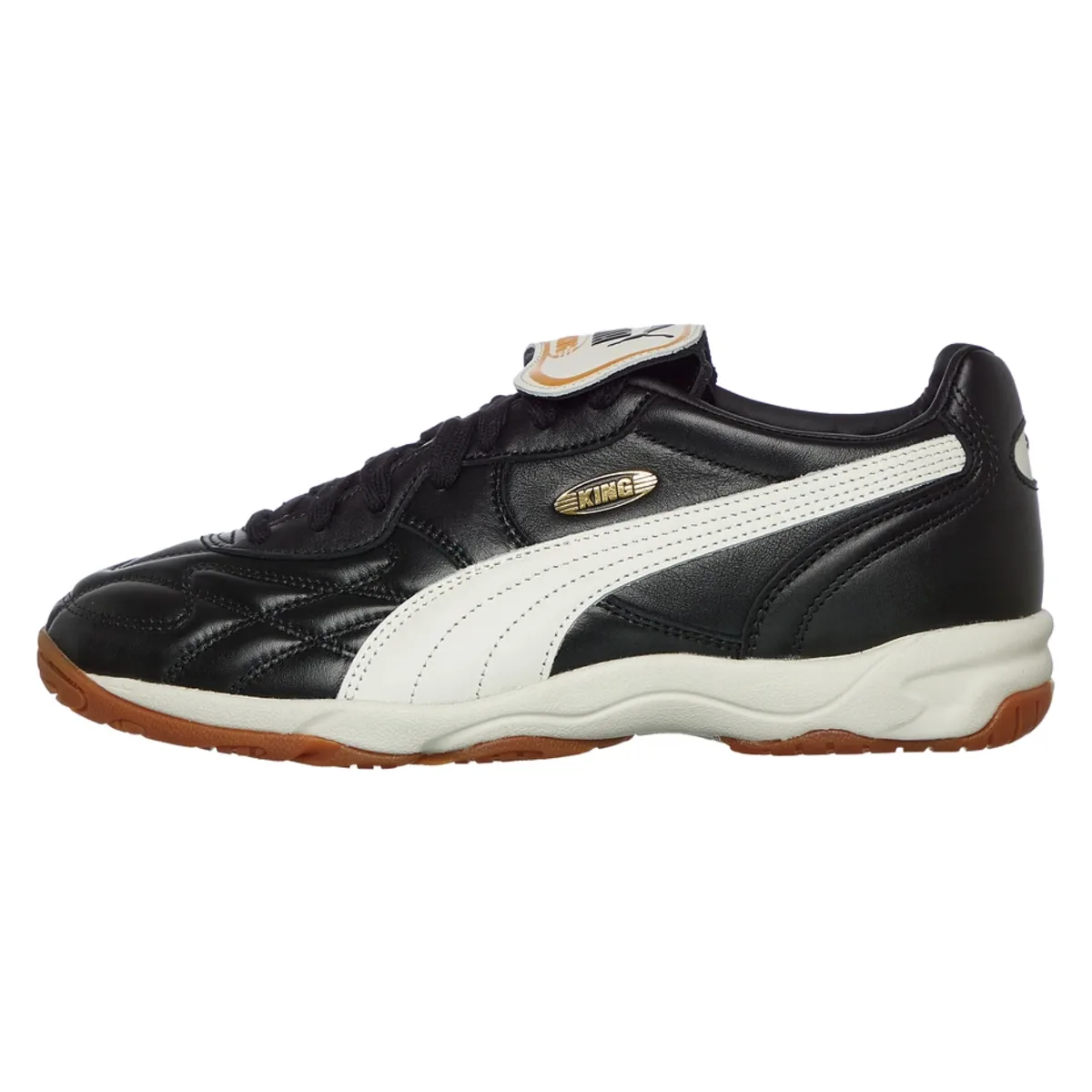 Puma King Indoor "Black Warm White"