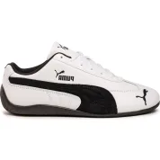 Puma Speedcat Leather White Black Suede Formstrip