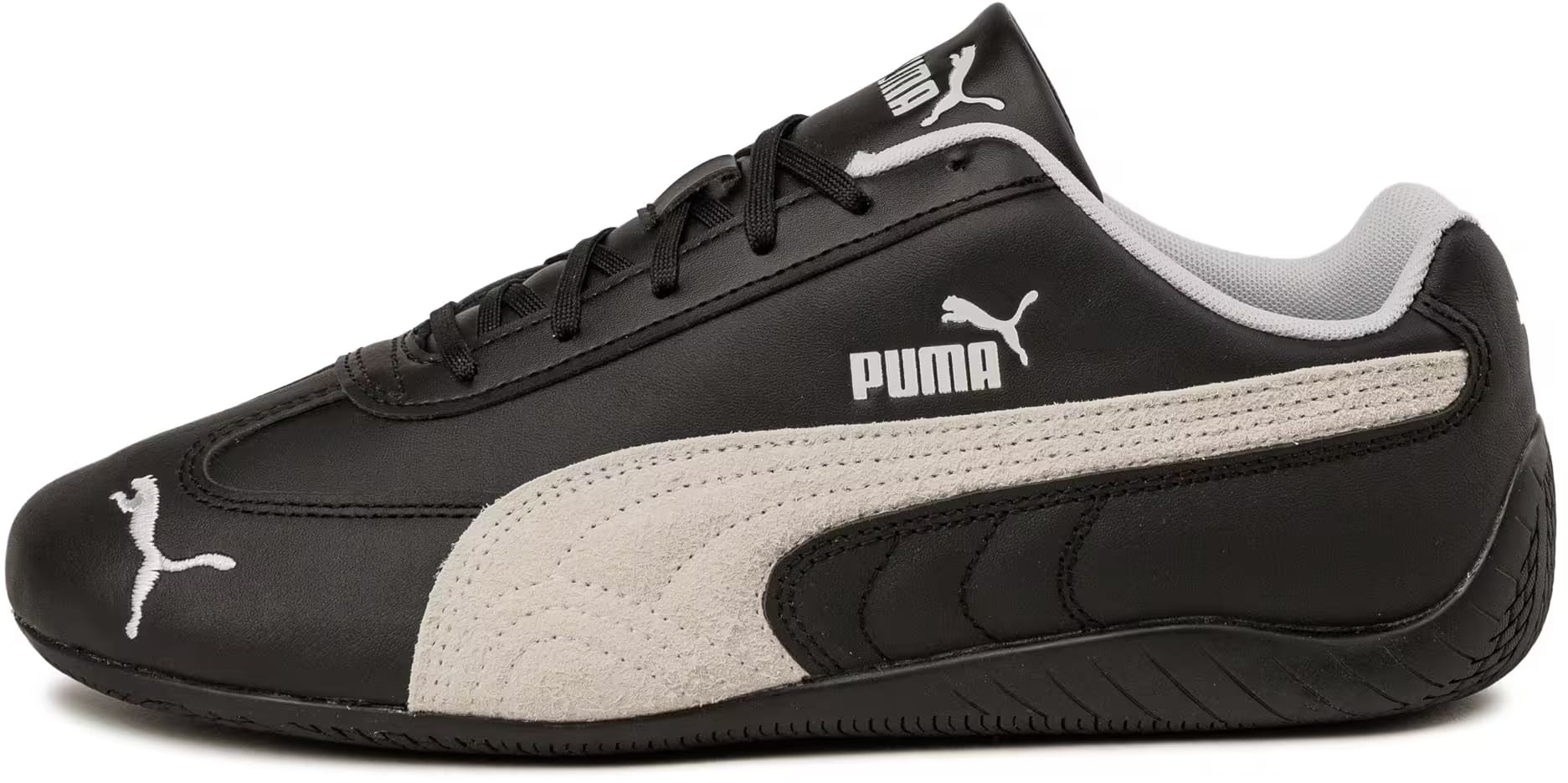 Puma Speedcat Leather Black White Suede Formstrip