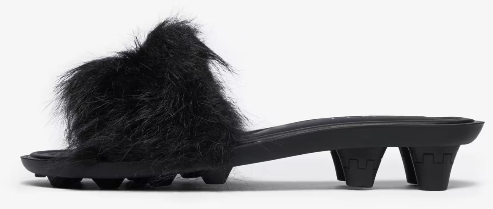 Puma Cat Cleat Sandals Fenty Chic Fur Black (Women's)