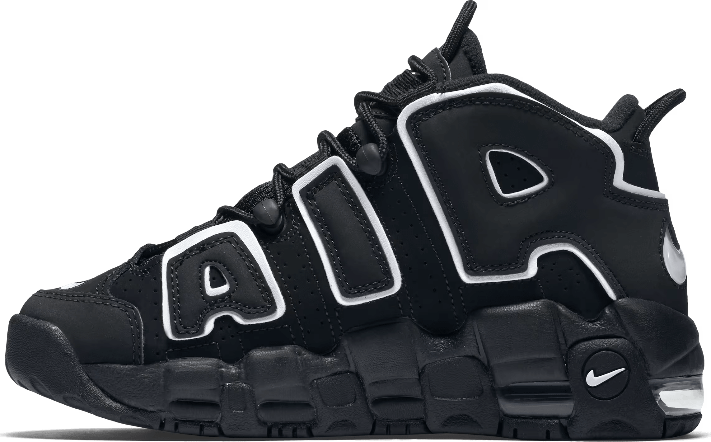 Nike Air More Uptempo Black White (2016/2020) (GS)