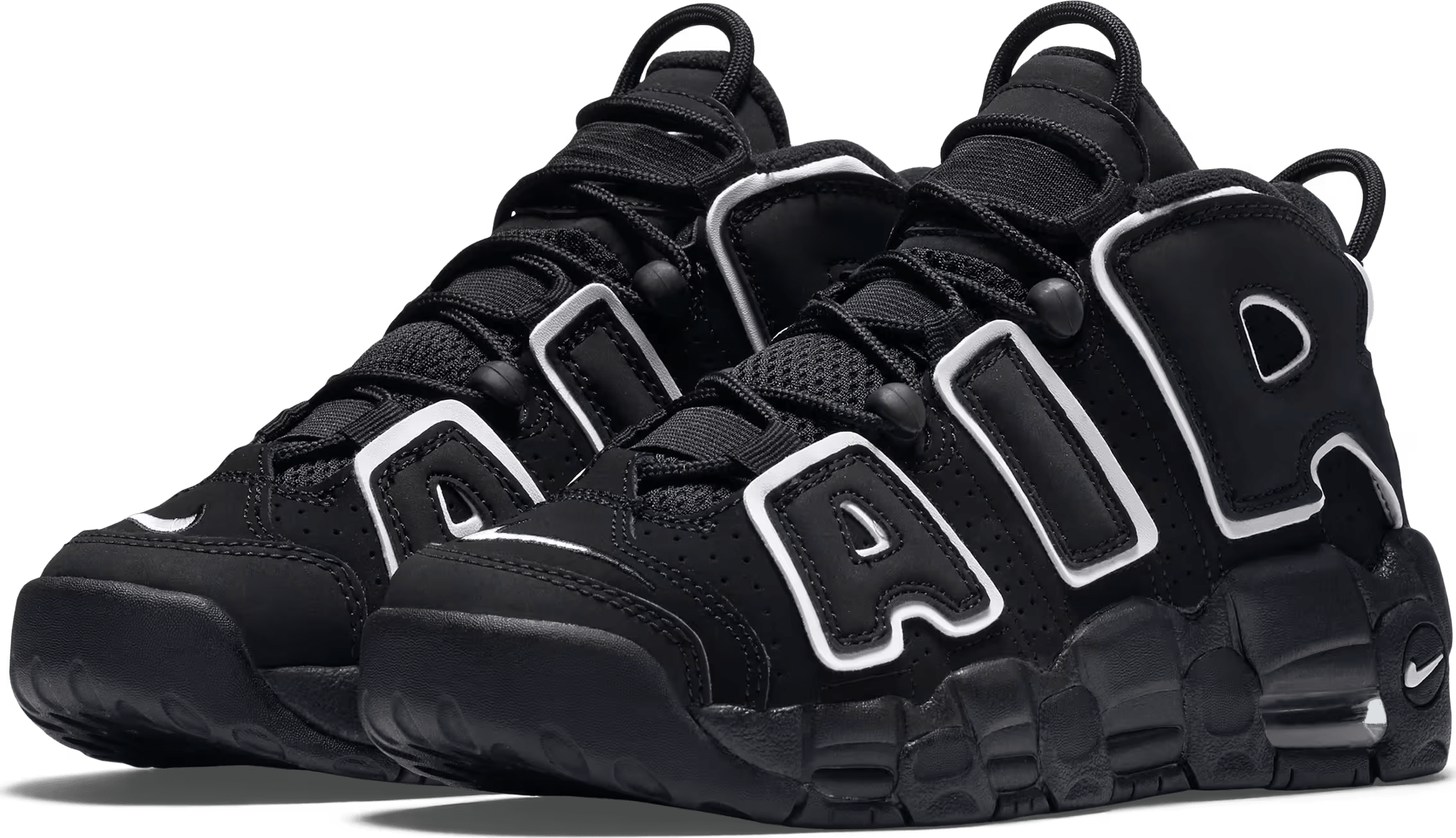 Nike Air More Uptempo Black White (2016/2020) (GS)