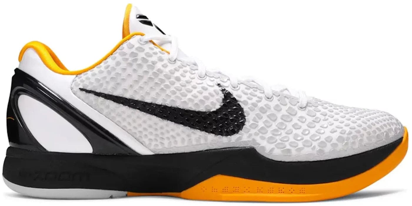 Nike Zoom Kobe 6 White Del Sol