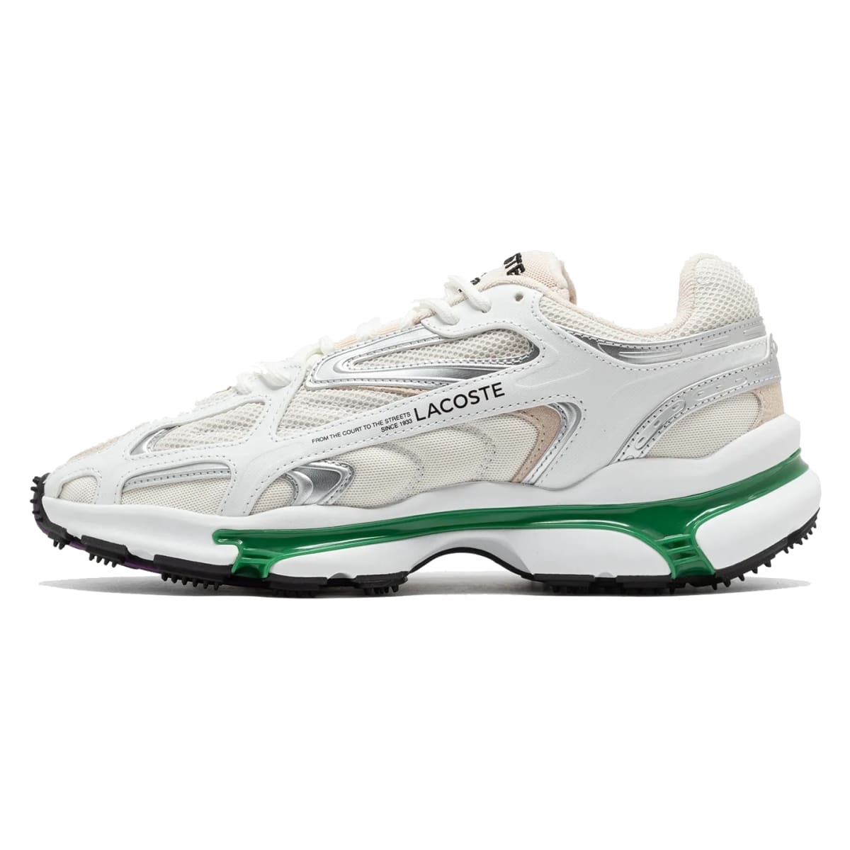 Lacoste graduate discount white green