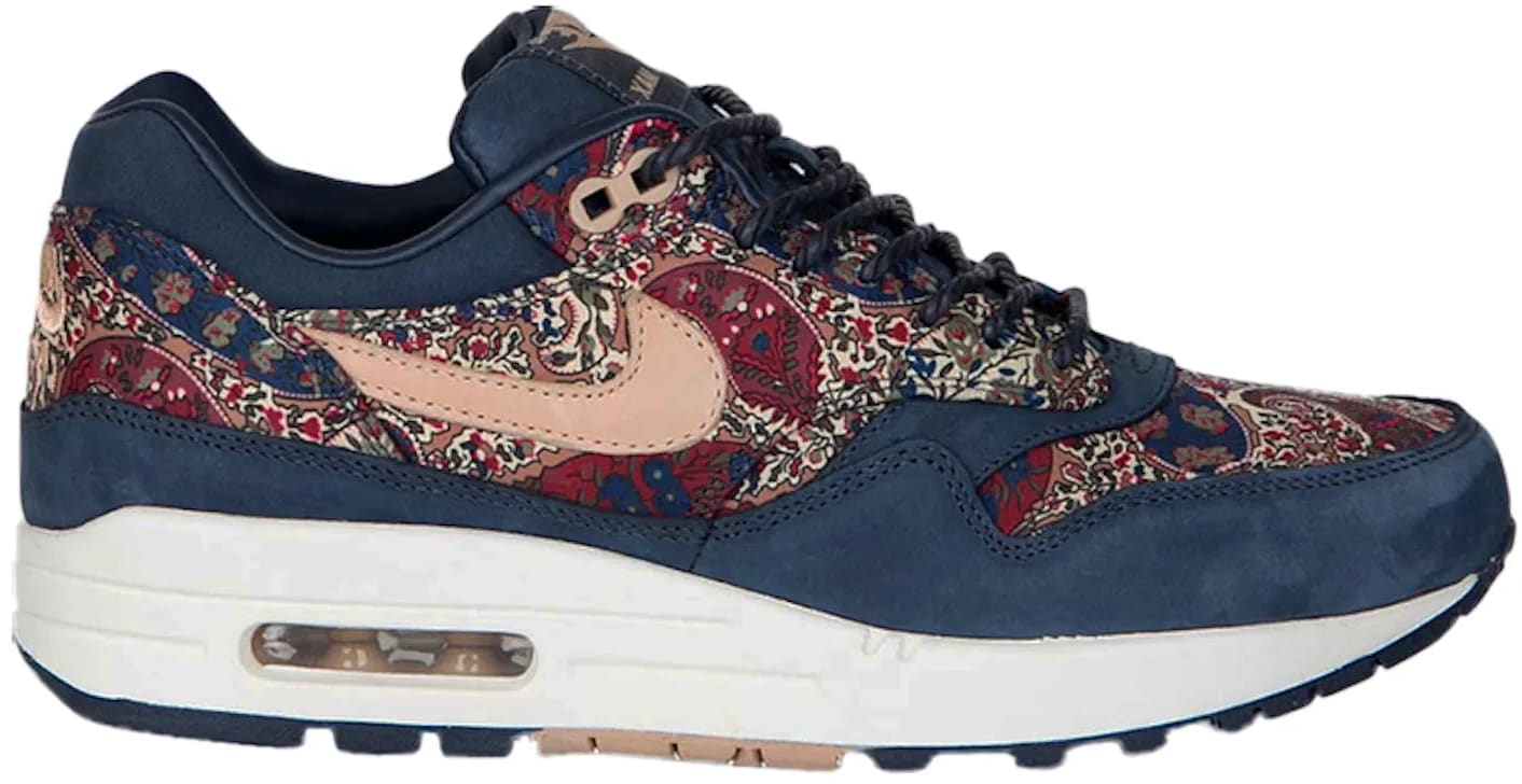 Nike x Liberty of London Air Max 1 WMNS Armory Navy