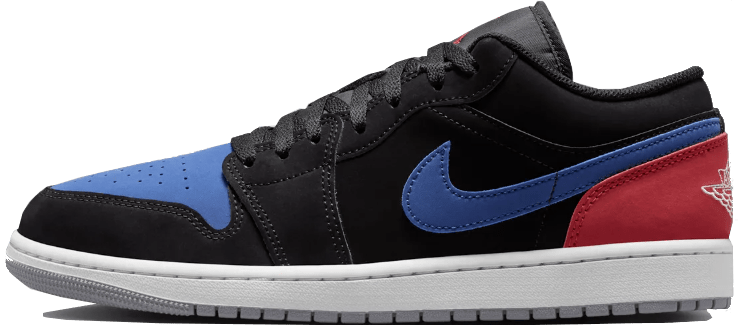 Air Jordan 1 Low "Black Red Blue"