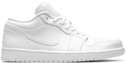 Air Jordan Nike AJ I 1 Low Triple White Fog Grey