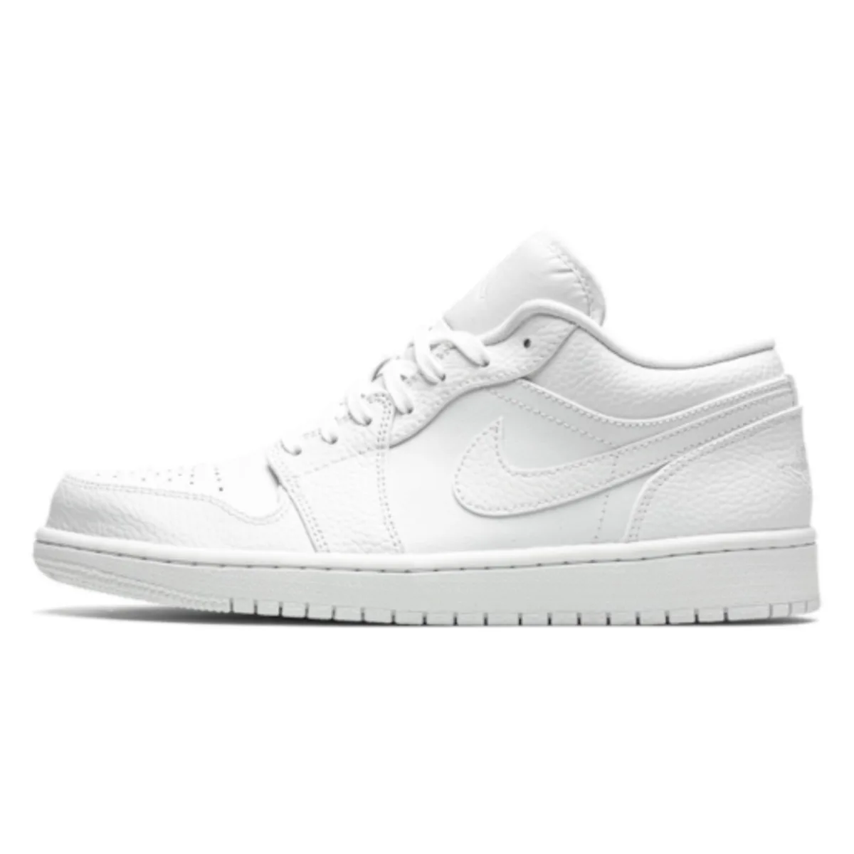 Air Jordan Nike AJ I 1 Low Triple White Fog Grey