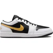 Air Jordan 1 Low "White Metallic Gold"