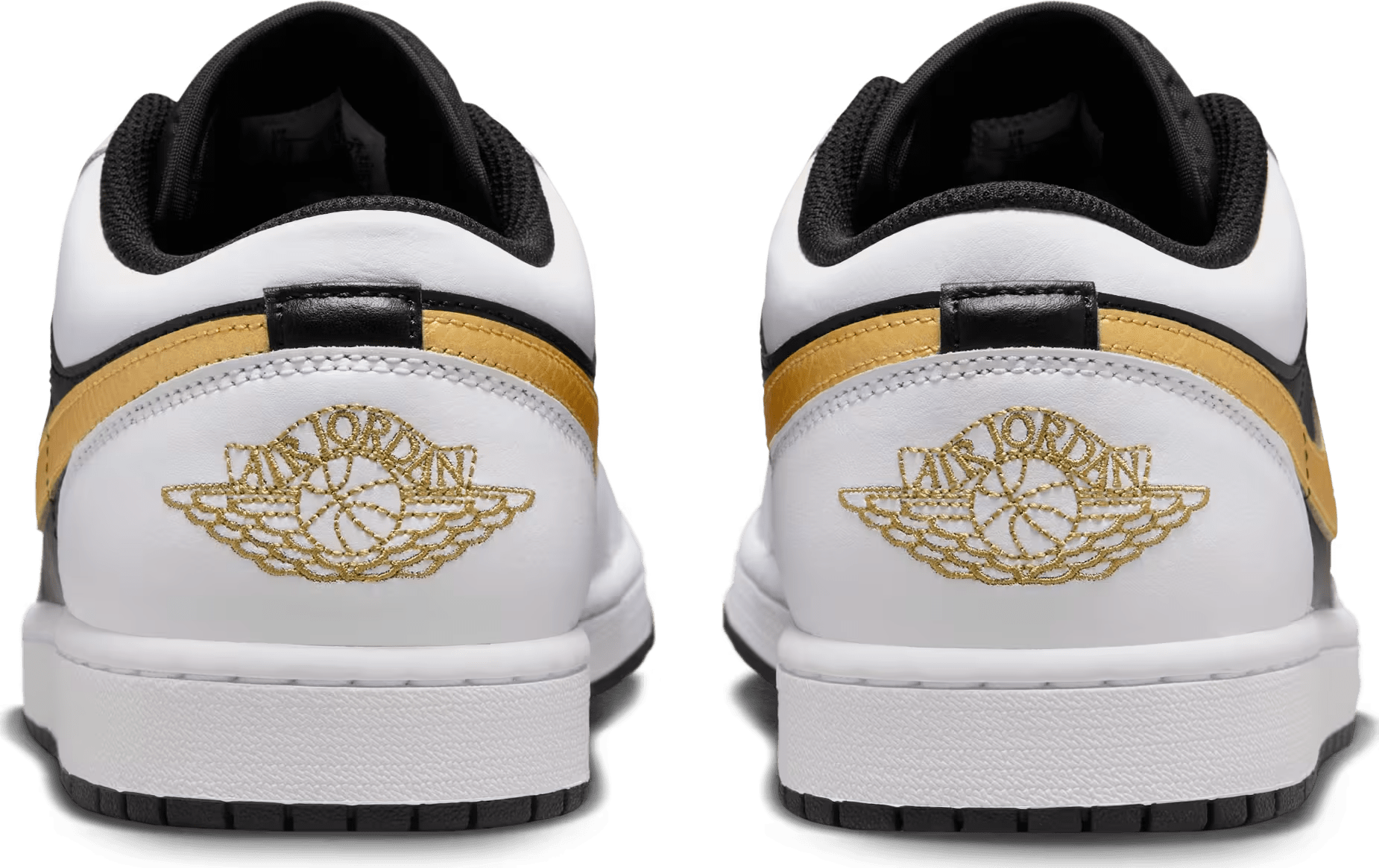 Air Jordan 1 Low "White Metallic Gold"