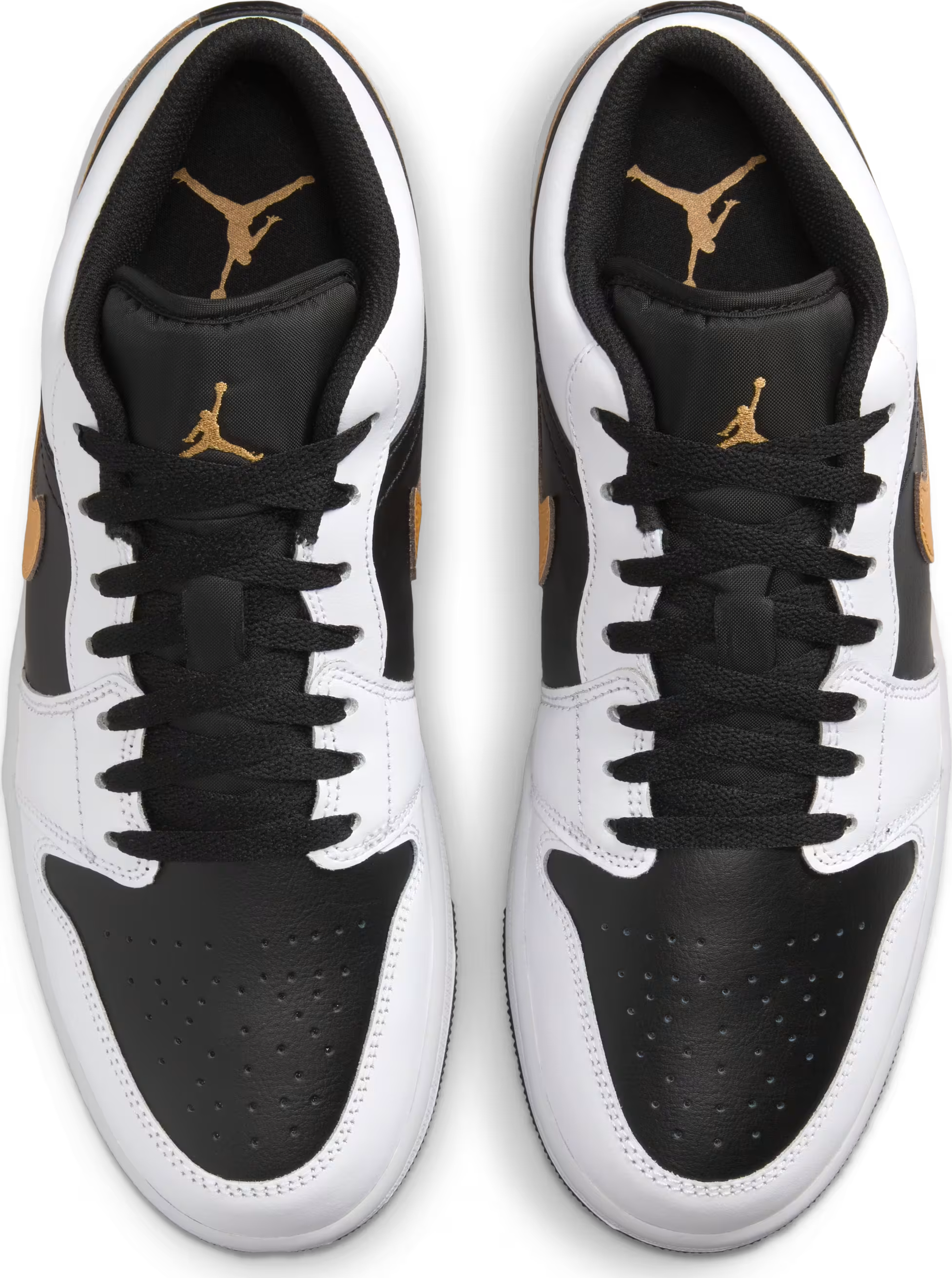Air Jordan 1 Low "White Metallic Gold"