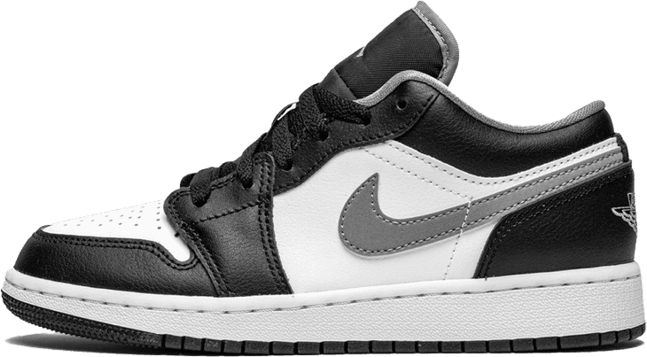 Air Jordan 1 Low Black White Particle Grey (GS)