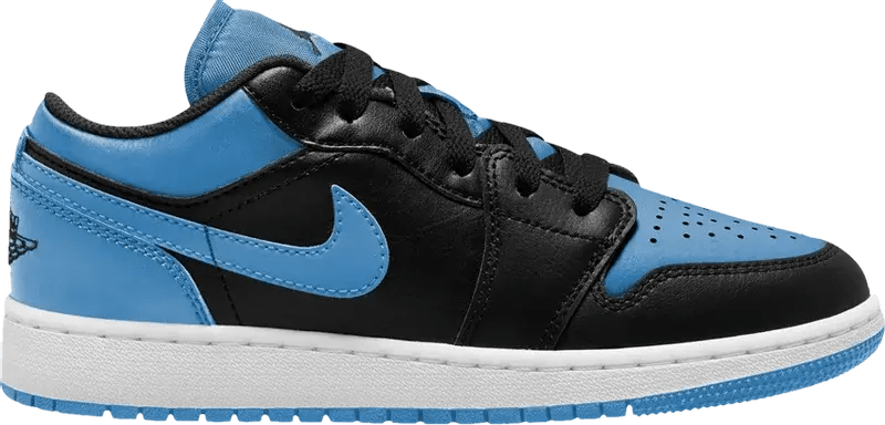 Air Jordan 1 Low GS Black University Blue Sneaker Squad