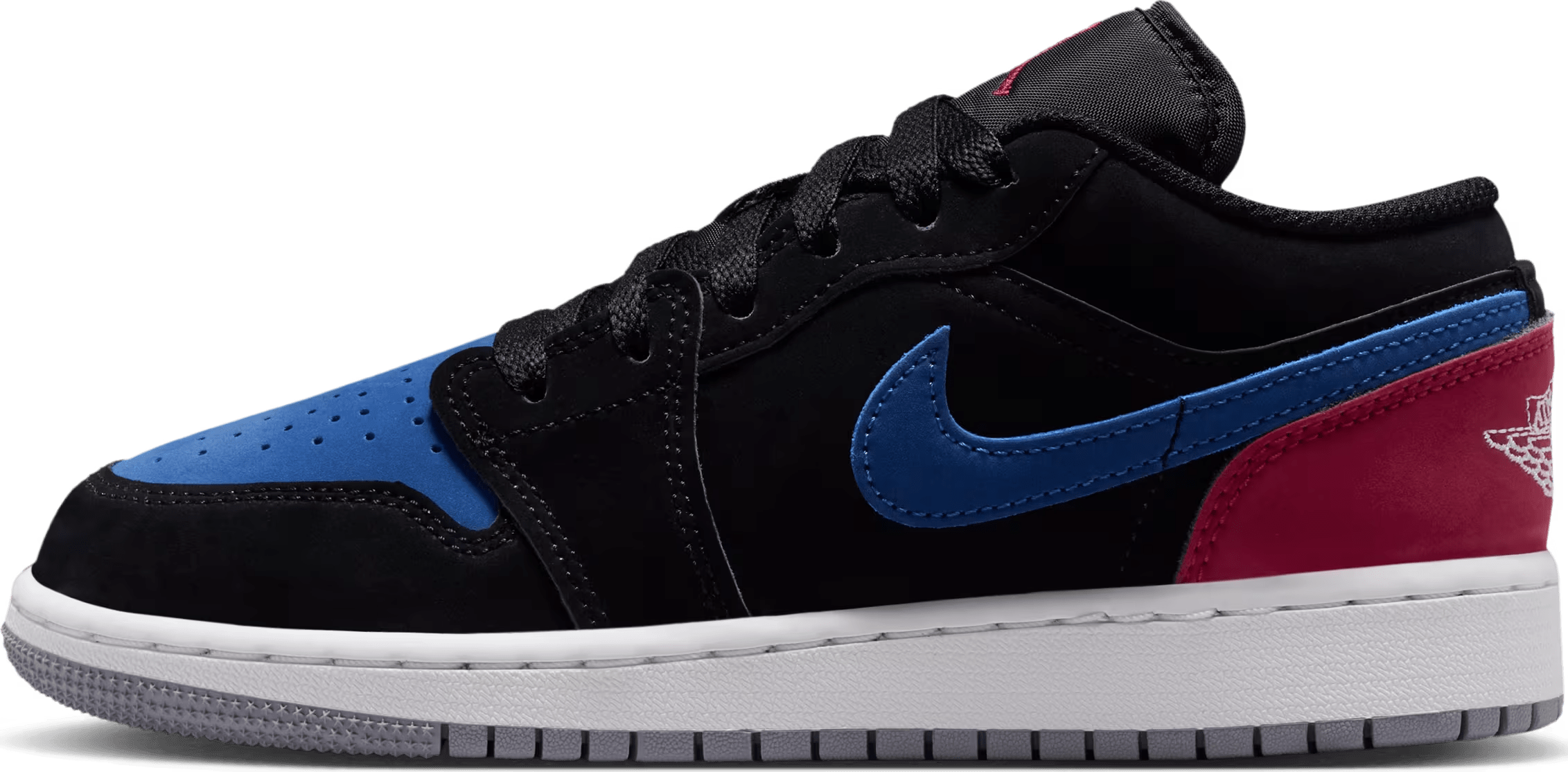 Air Jordan 1 Low GS "Black Blue Red"