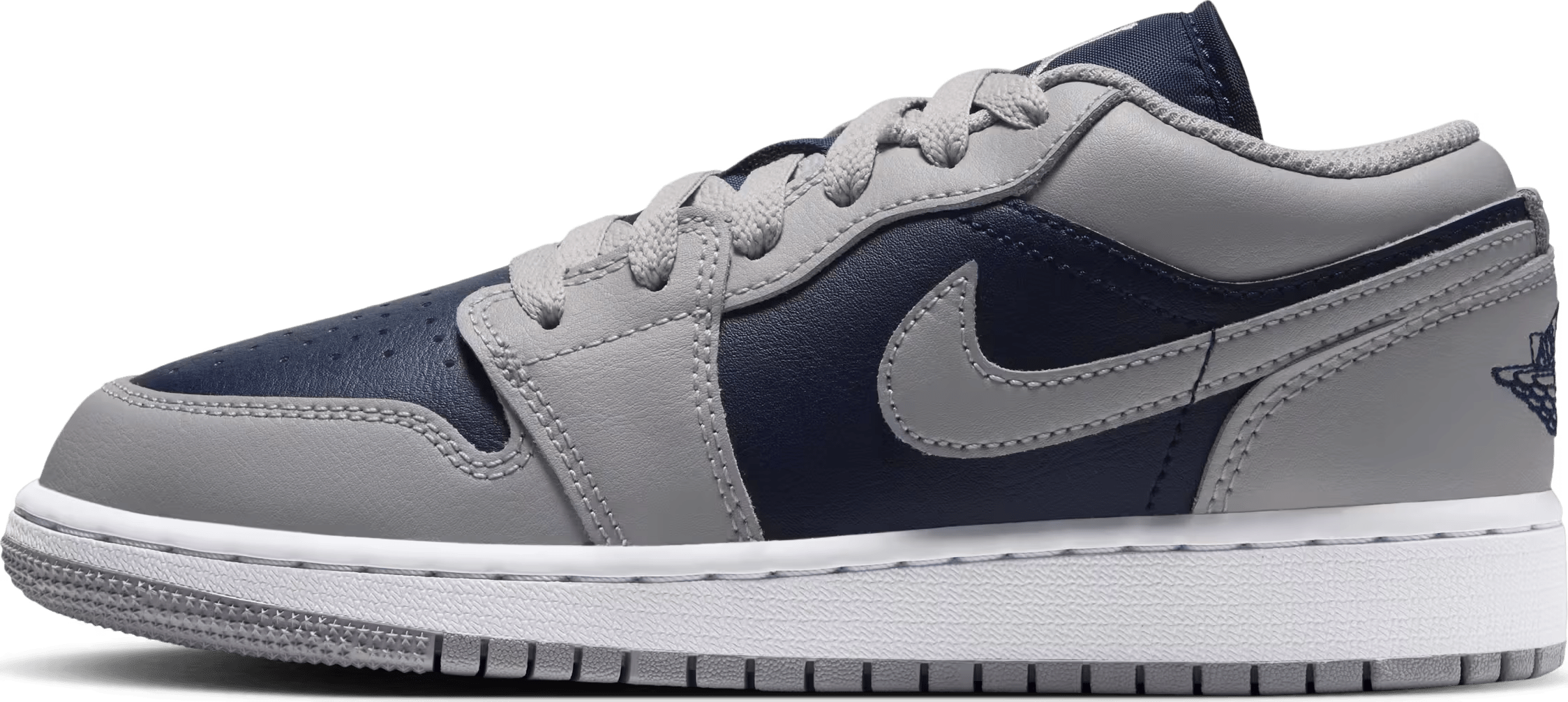 Air Jordan 1 Low GS "Tech Grey College Navy"
