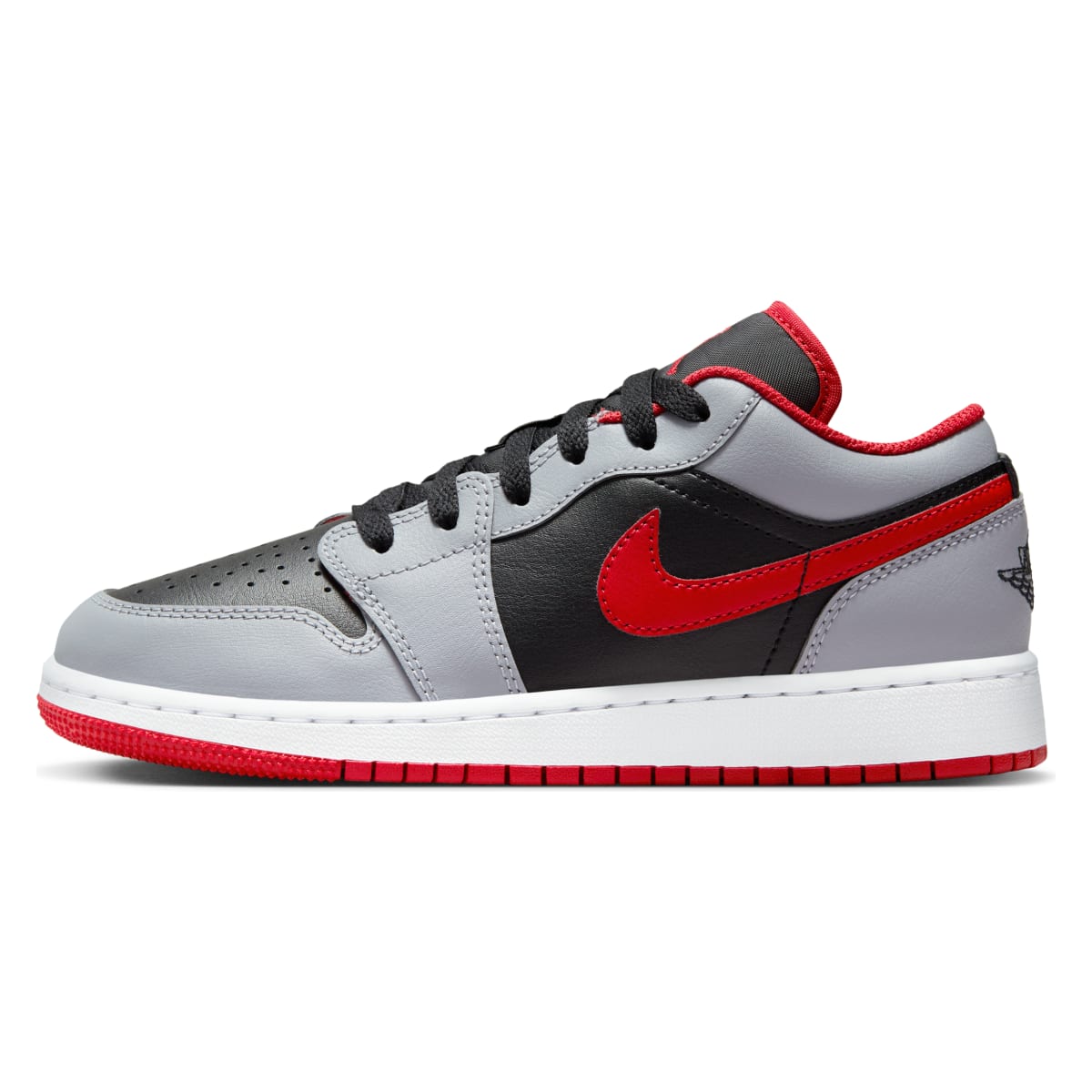 Air Jordan 1 Low GS "Fire Red / Cement Grey"