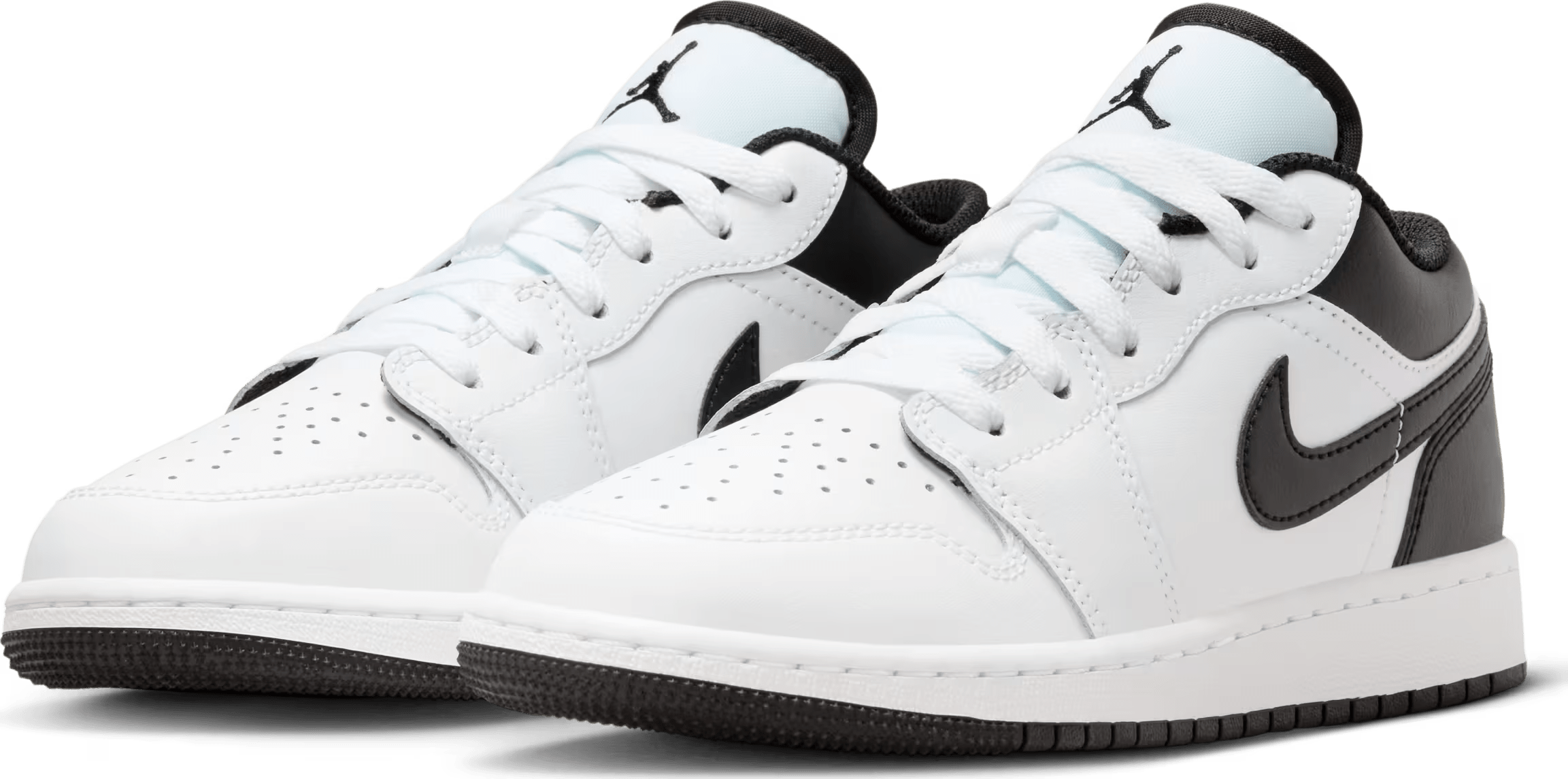 Air Jordan 1 Low GS "Black White"