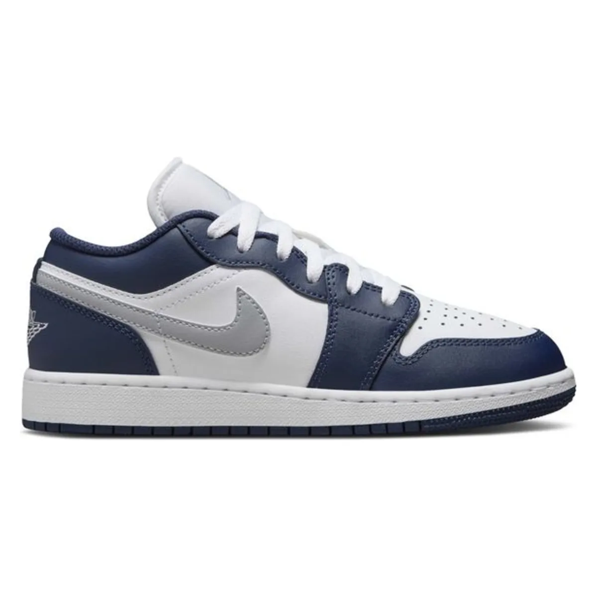 Air Jordan 1 Low GS "White Midnight Navy"