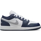 Air Jordan 1 Low GS "White Midnight Navy"