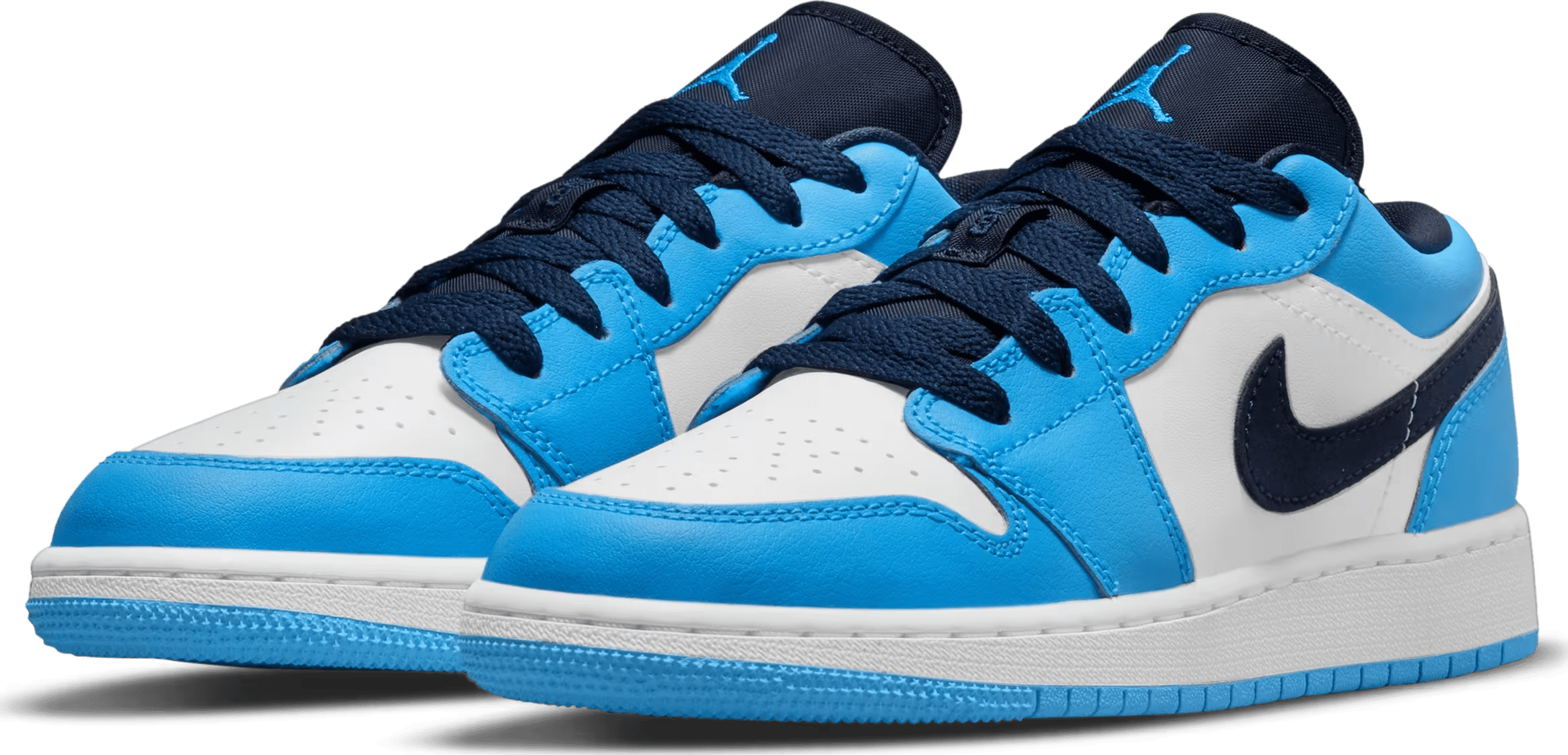 Air Jordan 1 Low GS "Dark Powder Blue"