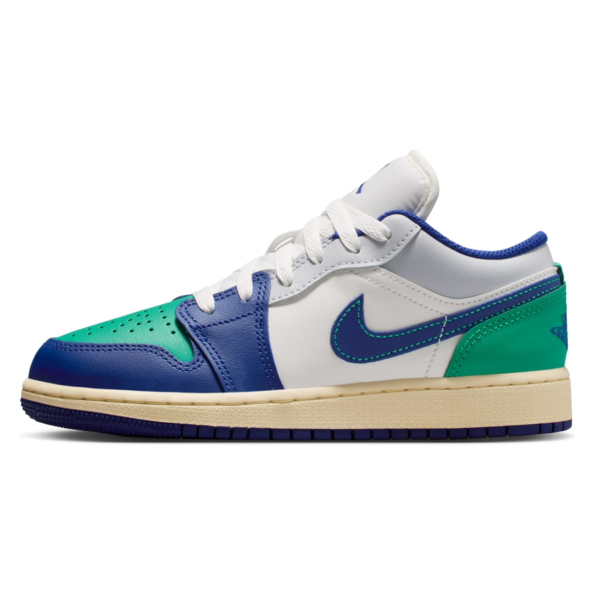 Air Jordan 1 Low GS "Green Blue"