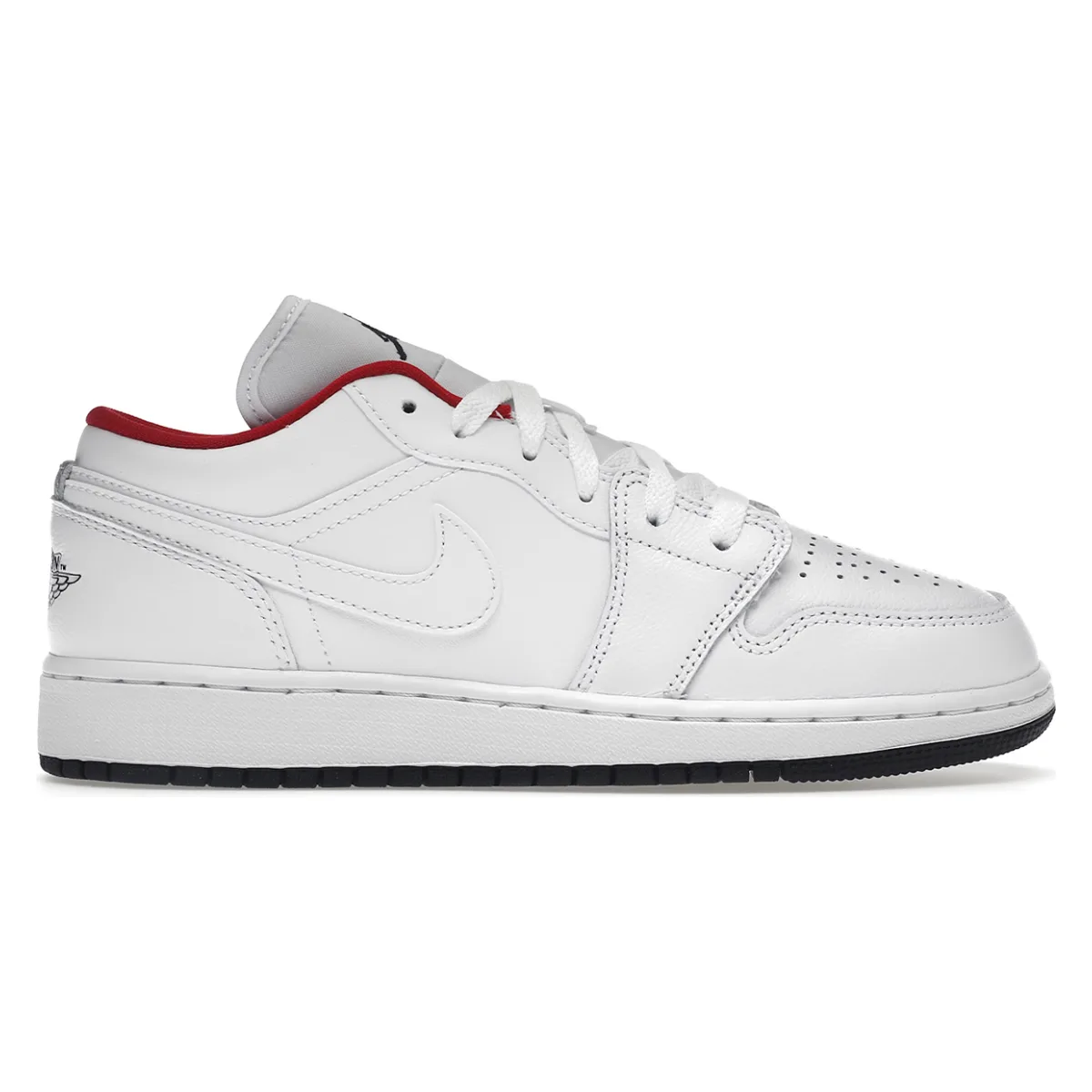 Air Jordan 1 Low GS White Red