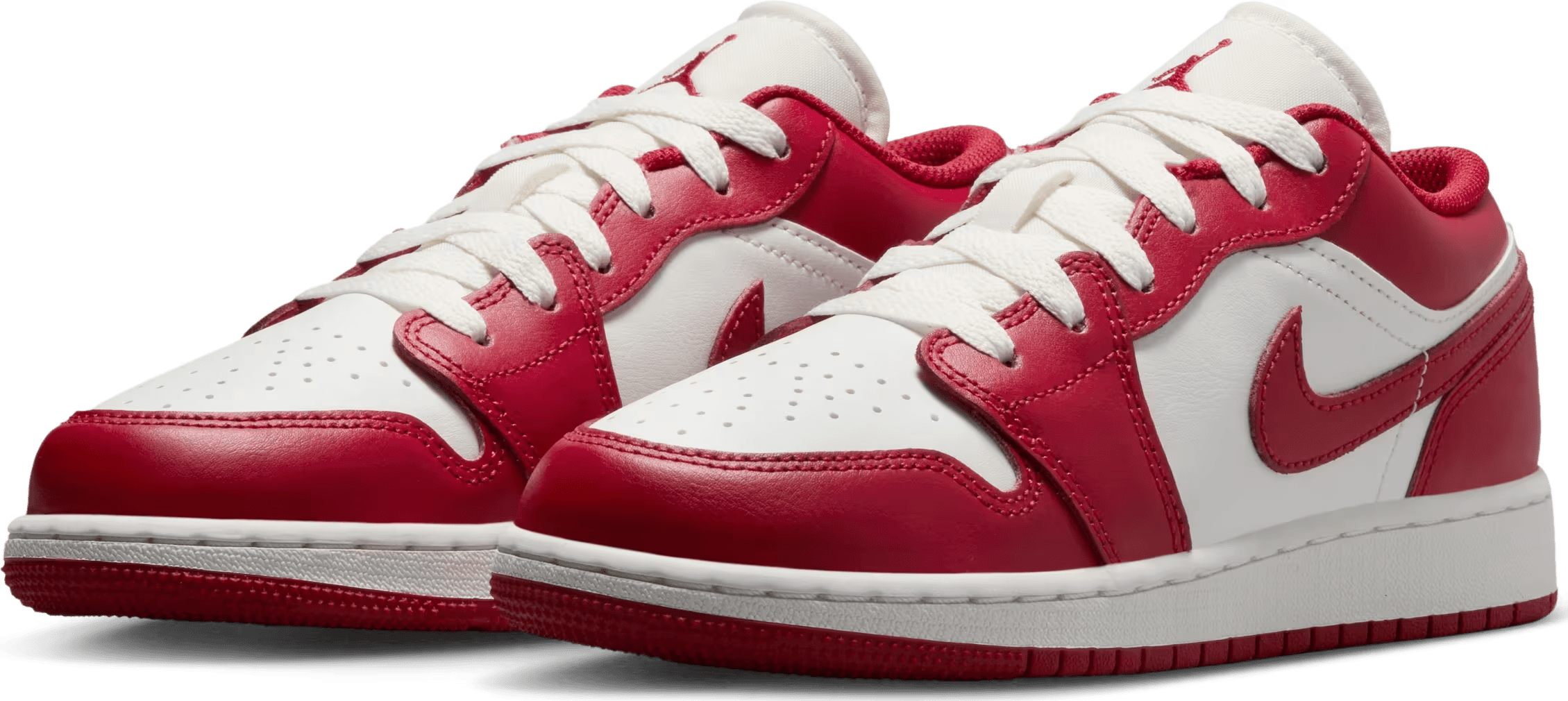 Air Jordan 1 Low GS "White Varsity Red"