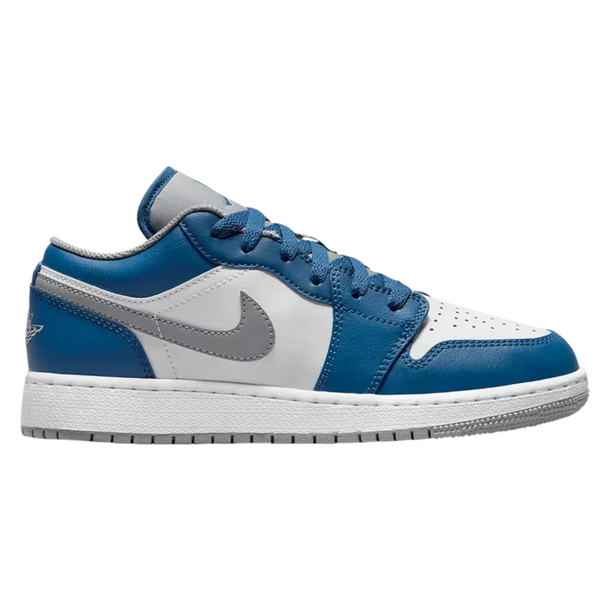 Air Jordan 1 Low GS "True Blue Cement"