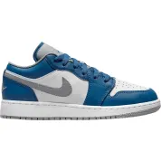 Air Jordan 1 Low GS "True Blue Cement"