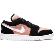 Jordan 1 Low Black White Rose Gold (GS)