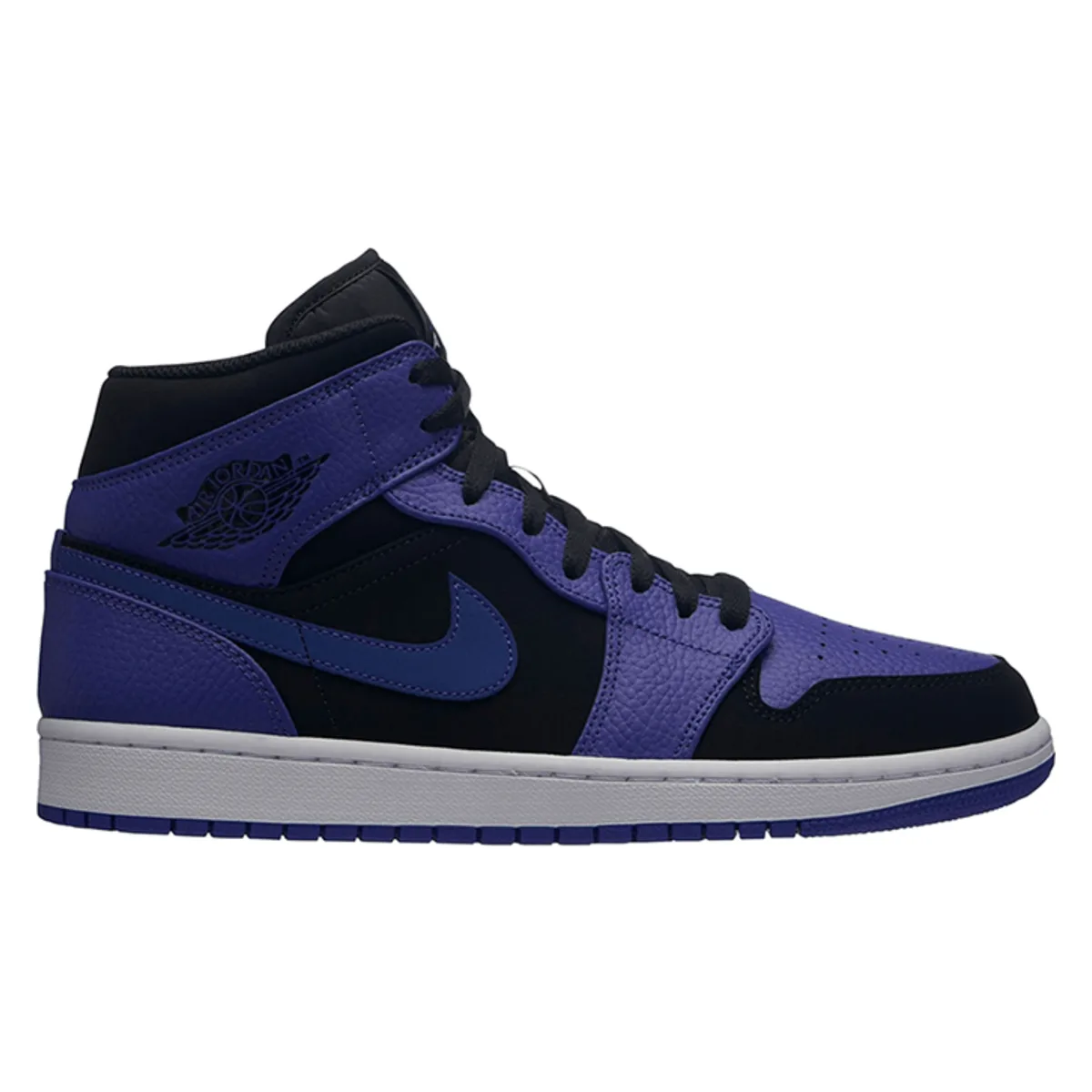 Air Jordan 1 Mid Black/Dark Concord