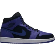 Air Jordan 1 Mid Black/Dark Concord