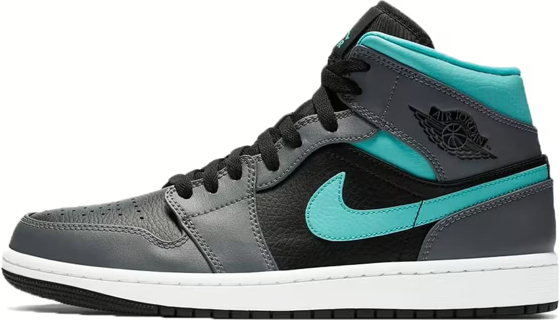 Air Jordan 1 Mid Grey Aqua