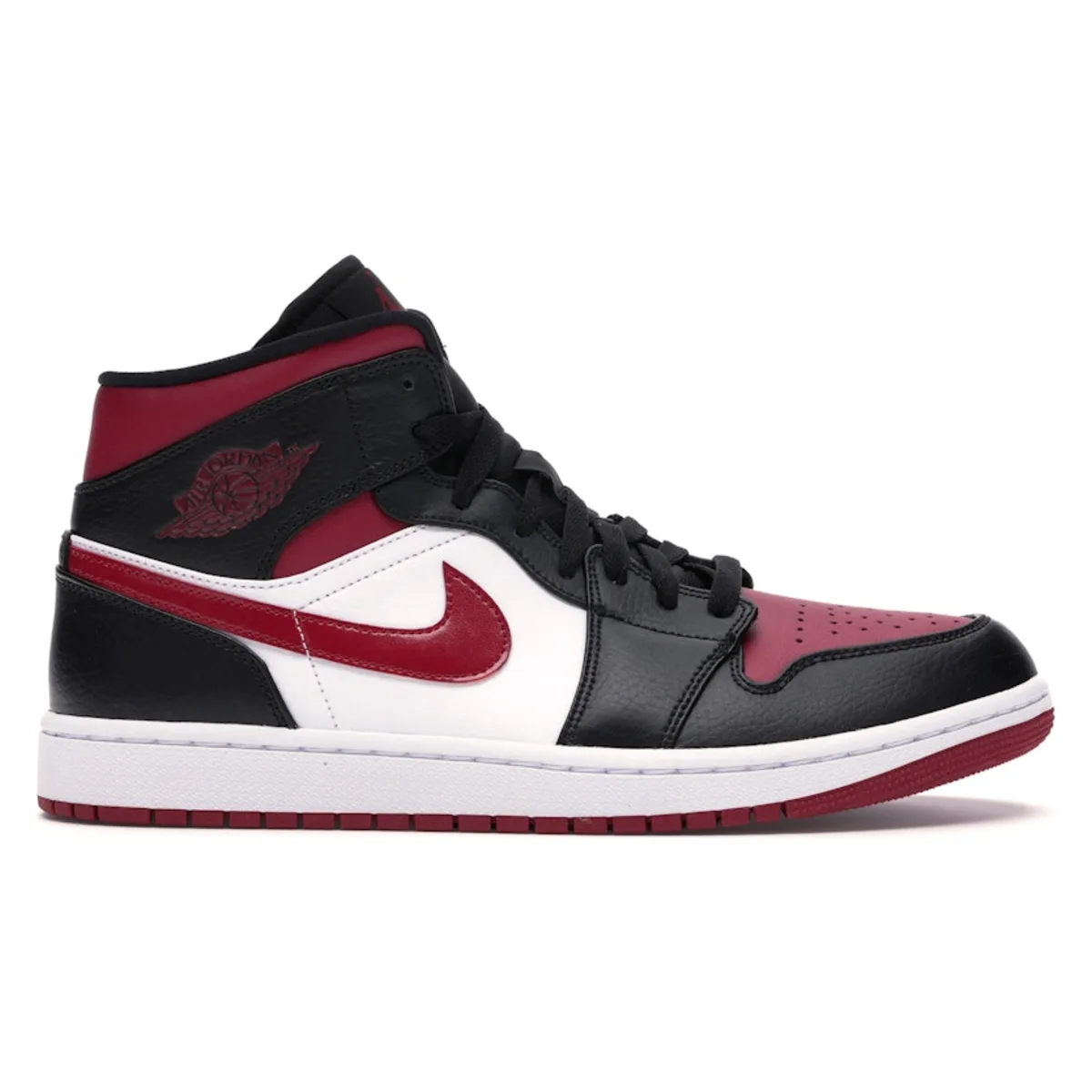 Air Jordan Nike AJ I 1 Mid Bred Toe