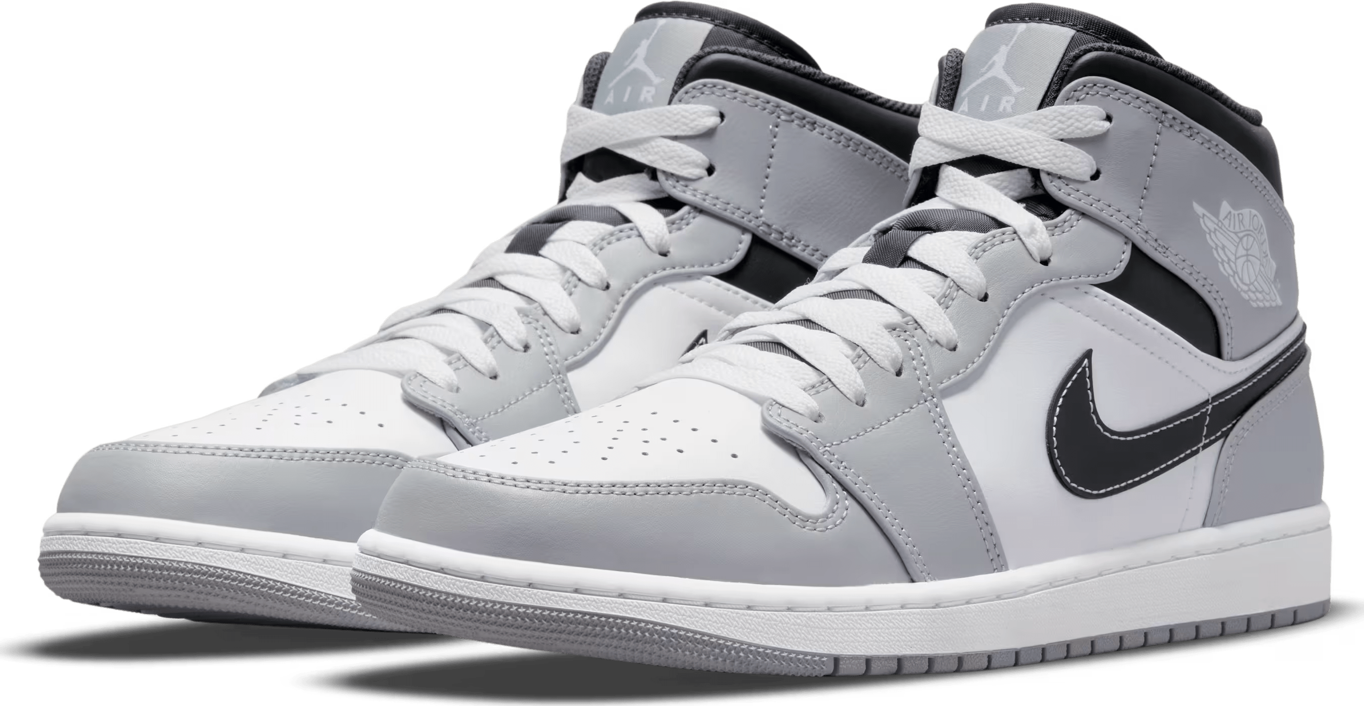 Air Jordan 1 Mid "Light Smoke Grey"