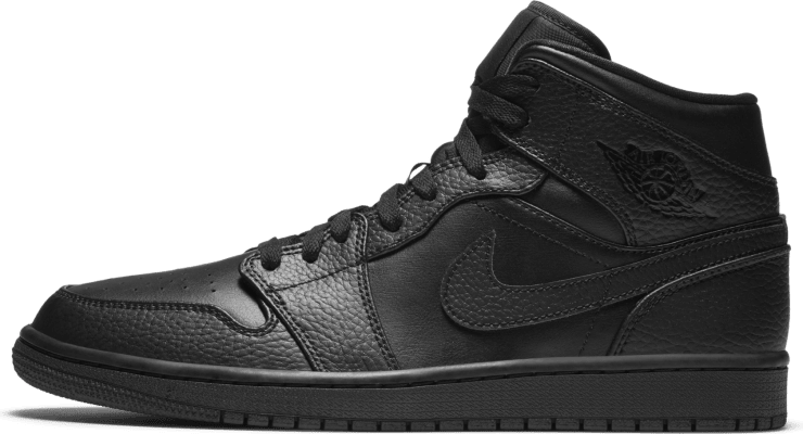 Jordan 1 Mid Triple Black