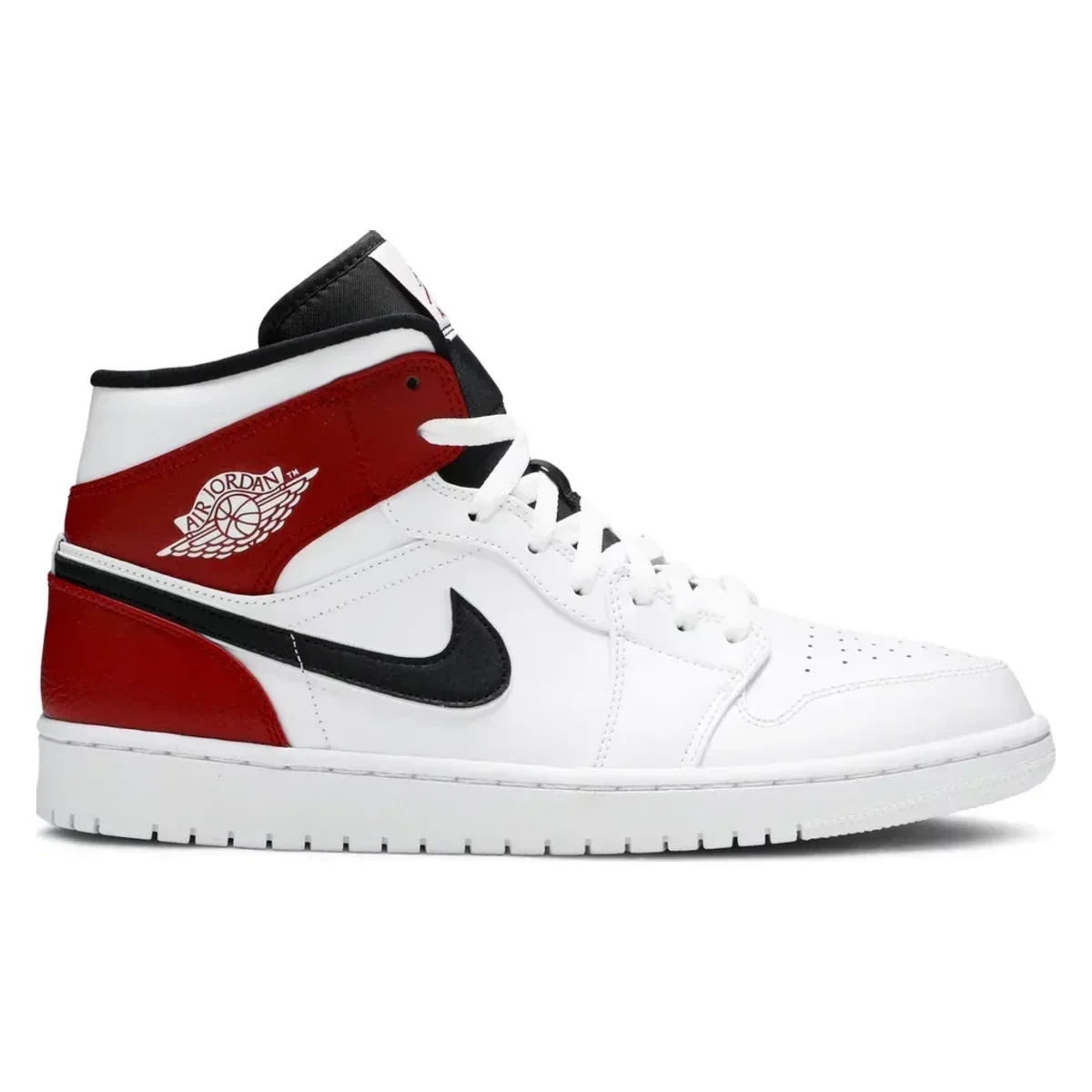 Air Jordan 1 Mid "White/Red"